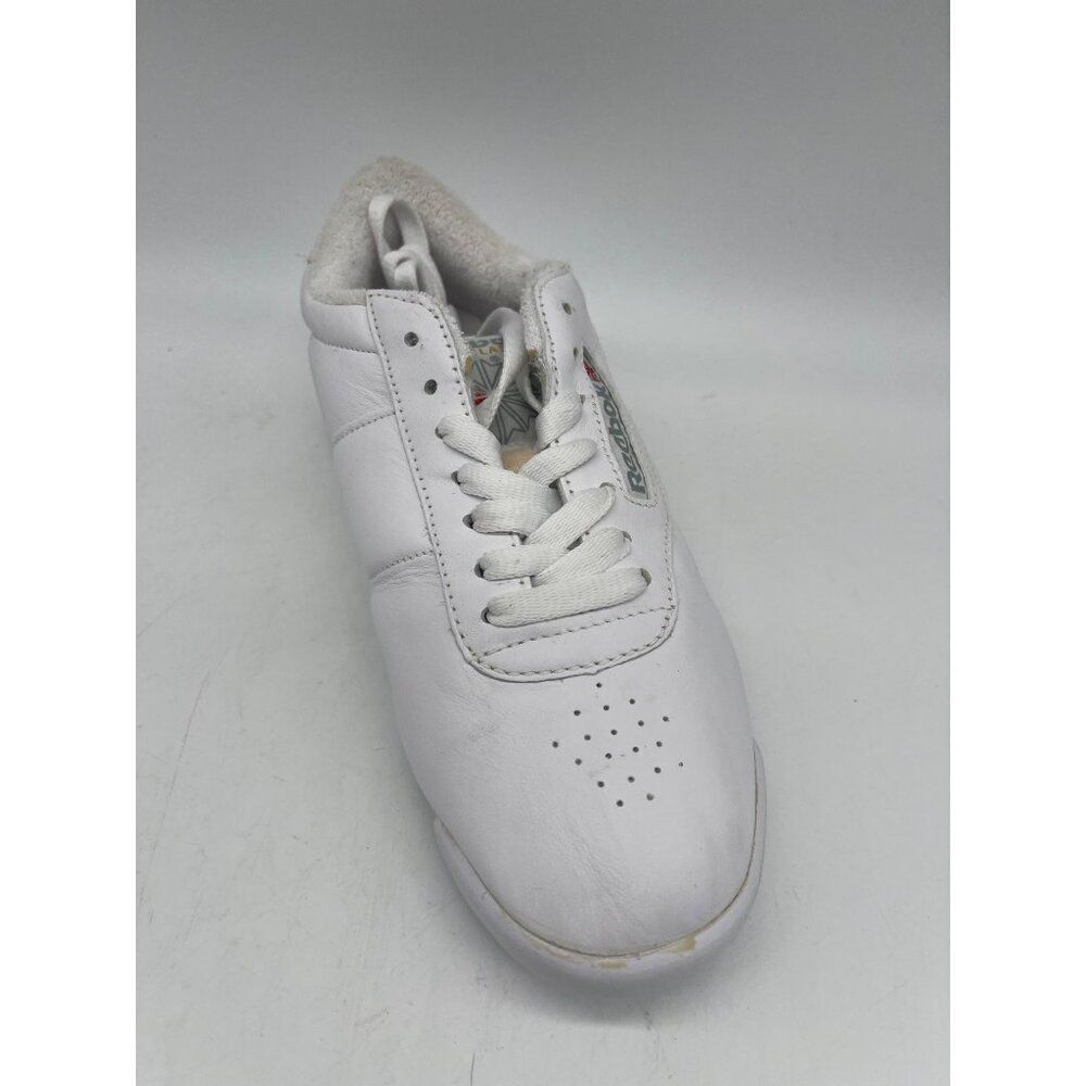 Reebok Women Classic White Leather Sneakers Size 6.5